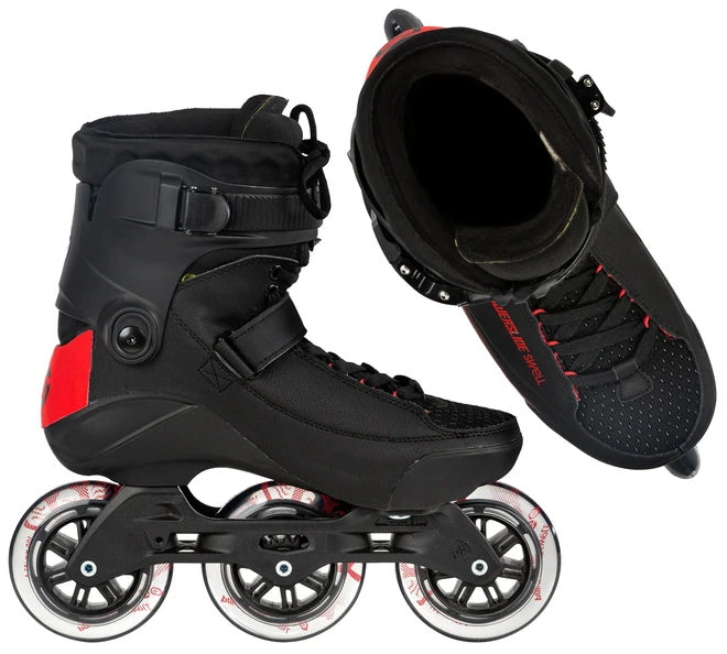 Powerslide Swell Black 100 3D Adapt Skates 2 Powerslide Swell Black 100 3D Adapt Skates - Image 2