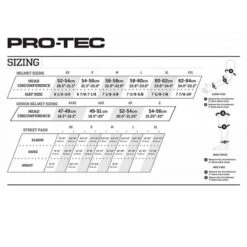 Pro-Tec Street Elbow Pads -Sports Skateboard Shop pro tec sizing chart