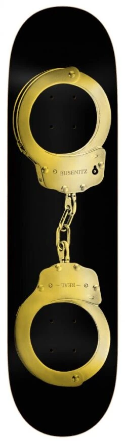 Real Busenitz Gold Cuffs Deck - 8.5"