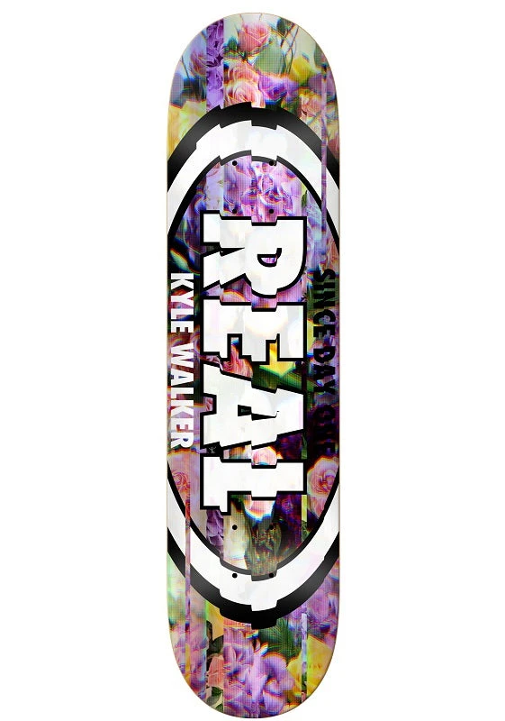 Real Kyle Glitch Oval Skateboard Deck - 8.06" 1 Real Kyle Glitch Oval Skateboard Deck - 8.06"