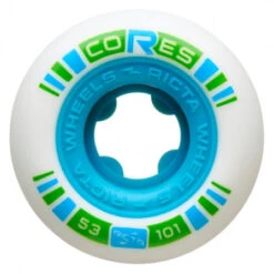 Ricta Cores Neon Blue Skateboard Wheels - 53mm 101a