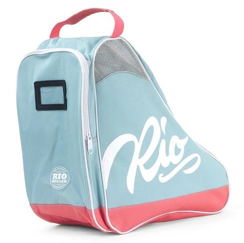 Rio Roller Script Skate Bag - Teal/Coral - Image 2