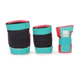 Rio Roller Triple Pad Set - Red/Mint -Sports Skateboard Shop rio roller triple pad set red mint rear