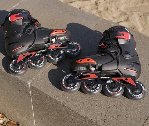 Rollerblade Apex Adjustable Inline Skates - Black 4 Rollerblade Apex Adjustable Inline Skates - Black - Image 4