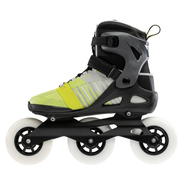 Rollerblade Macroblade 110 3WD Mens Skates - Grey/Yellow 2 Rollerblade Macroblade 110 3WD Mens Skates - Grey/Yellow - Image 2
