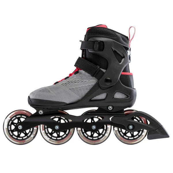 Rollerblade Macroblade 90 Womens Skates - Grey/Pink 2 Rollerblade Macroblade 90 Womens Skates - Grey/Pink - Image 2
