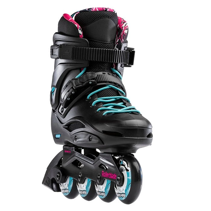 Rollerblade RB Cruiser Women's Inline Skates - Black/Aqua 3 Rollerblade RB Cruiser Women's Inline Skates - Black/Aqua - Image 3
