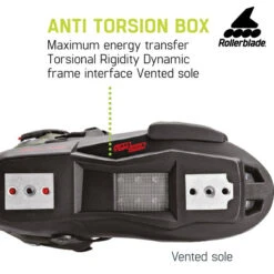 Rollerblade Twister Edge Womens Inline Skates - Black/Magenta -Sports Skateboard Shop rollerblade twister edge womens inline skates black magenta feature