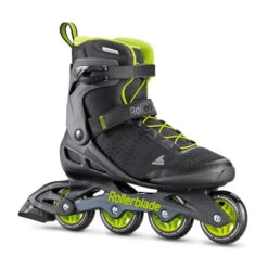 Rollerblade Zetrablade Elite Skates - Black/Lime