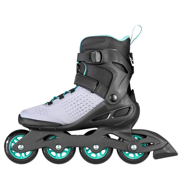 Rollerblade Zetrablade Elite Womens Skates - Black/Powder Blue 2 Rollerblade Zetrablade Elite Womens Skates - Black/Powder Blue - Image 2