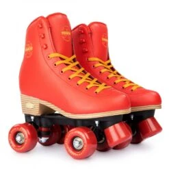 Rookie Classic 78 Roller Skates - Red 5 Rookie Classic 78 Roller Skates - Red -Sports Skateboard Shop rookie classic 78 roller skates red pair