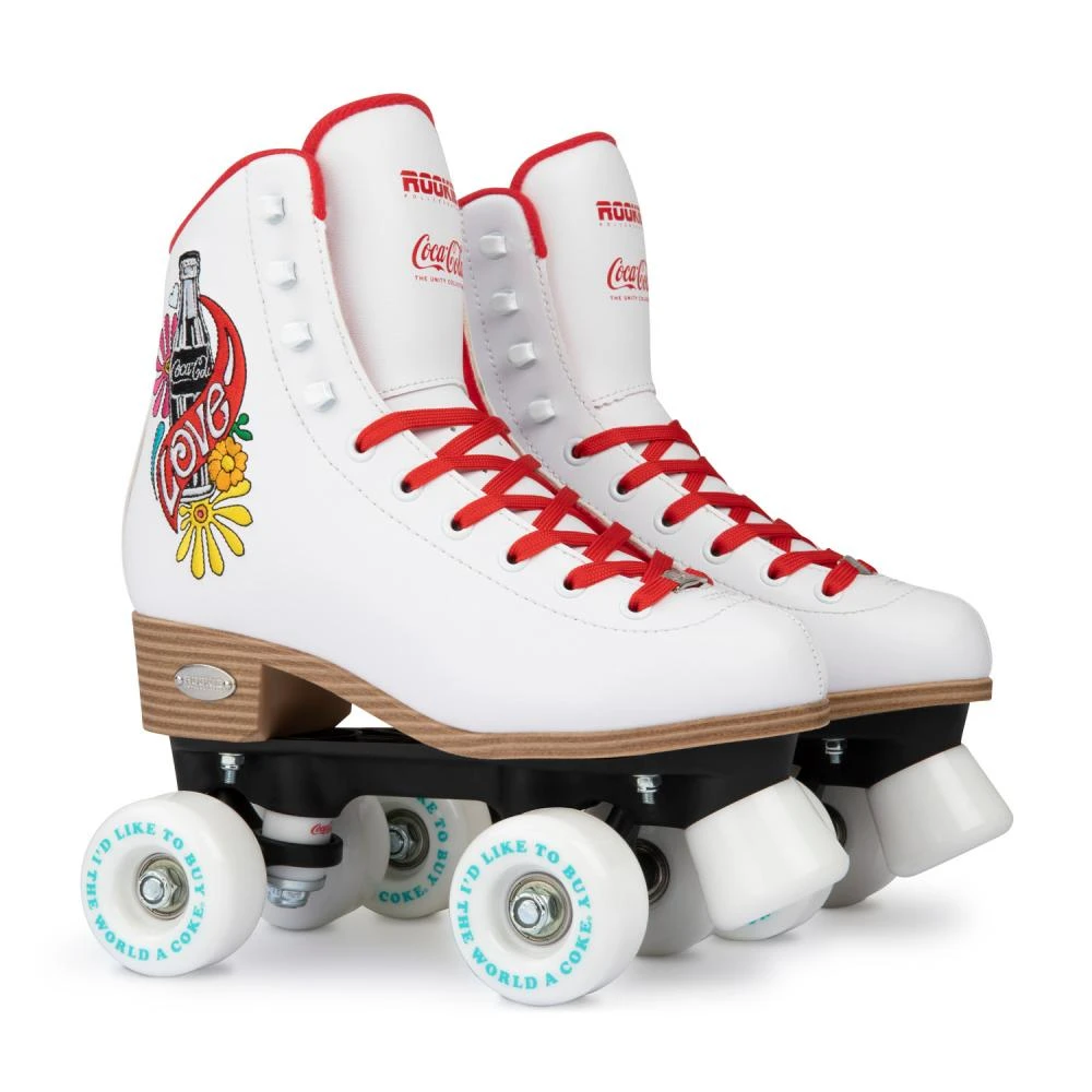 Rookie X Coca-Cola Love Roller Skates - White 3 Rookie X Coca-Cola Love Roller Skates - White - Image 3