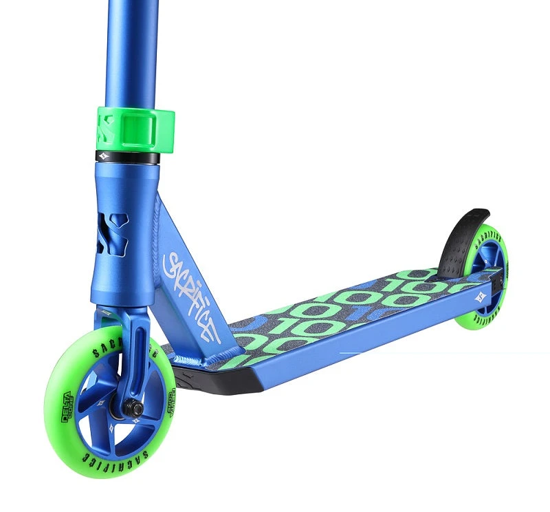 Sacrifice Flyte 100 V2 Stunt Scooter - Blue/Green 3 Sacrifice Flyte 100 V2 Stunt Scooter - Blue/Green - Image 3