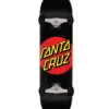 Santa Cruz Classic Dot Black Skateboard - 8.0"