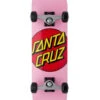 Santa Cruz Classic Dot Mini Pink Skateboard - 7.5"