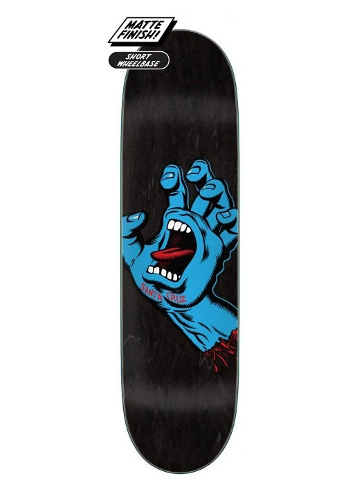 Santa Cruz Screaming Hand Black Skateboard Deck - 8.60" 1 Santa Cruz Screaming Hand Black Skateboard Deck - 8.60"