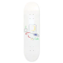 Skateboard Cafe Gerald White Deck - 8.125"