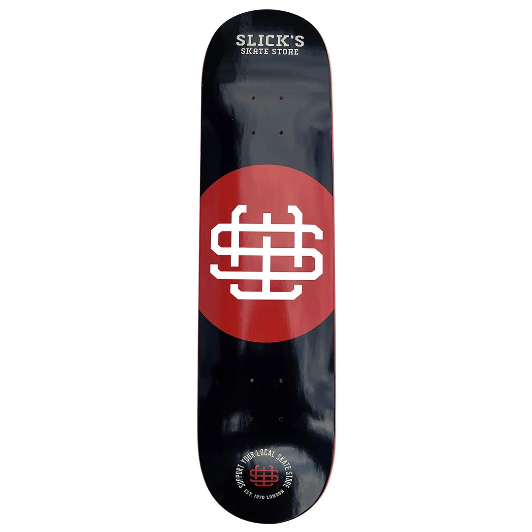Slick's Skate Store Monogram Shop Deck - 7.75" 1 Slick's Skate Store Monogram Shop Deck - 7.75"