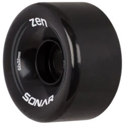 Sonar Zen Black Quad Roller Skate Wheels 62mm - Set Of 4