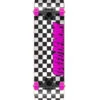 Speed Demons Checkers Black/Pink Skateboard - 7.75"