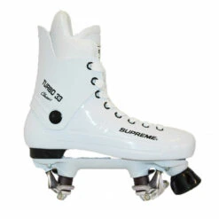 Supreme Turbo White Roller Skates Boot And Plate Only