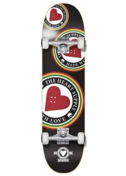 The Heart Supply Orbit Black Skateboard - 8.0"