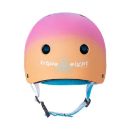 Triple 8 Sweatsaver Helmet - Sunset -Sports Skateboard Shop triple 8 sweatsaver helmet sunset back