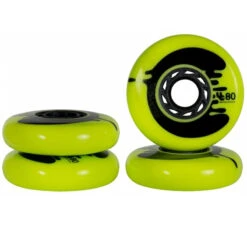 Undercover Cosmic Rosche Yellow Wheels Full Radius 80mm 86a - Set Of 4 -Sports Skateboard Shop undercover cosmic rosche yellow wheels set